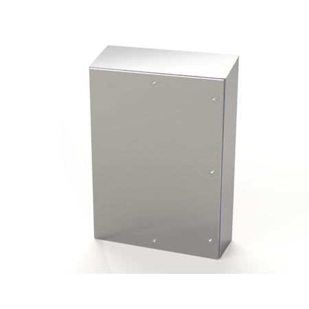 Saginaw Control & Engineering 1/4 Turn Latch Electrical Enclosures, 48 in H, 12 in D, 36 in W, NEMA 3R, 4, 4X, 12, 13 SCE-48K3612SSST